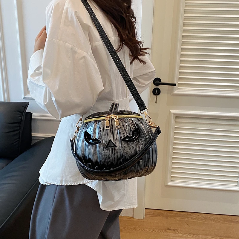 Creative Stylish Design Handbags for Women Halloween Barrel-Shaped Glossy Pu Shoulder Crossbody Bags
Creative Stylish Design Handbags for Women Halloween Barrel-Shaped Glossy Pu Shoulder Crossbody Bags
