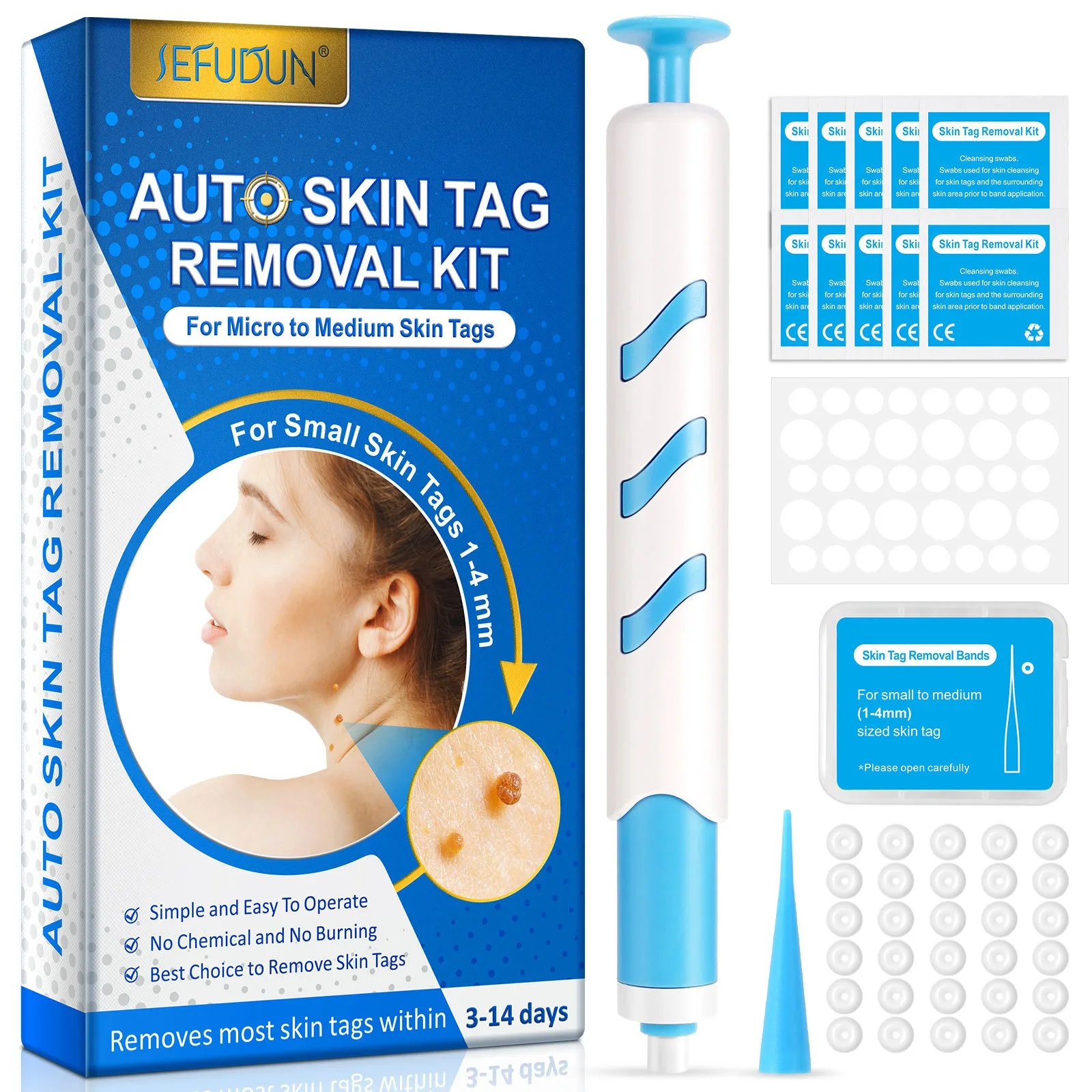 3 In1 Painless Auto Skin Tag Mole Wart Removal Kit Cleaning Tool Face Skin Care Body Wart Dot Treatment for 1-4mm Beauty Health
3 In1 Painless Auto Skin Tag Mole Wart Removal Kit Cleaning Tool Face Skin Care Body Wart Dot Treatment for 1-4mm Beauty Health