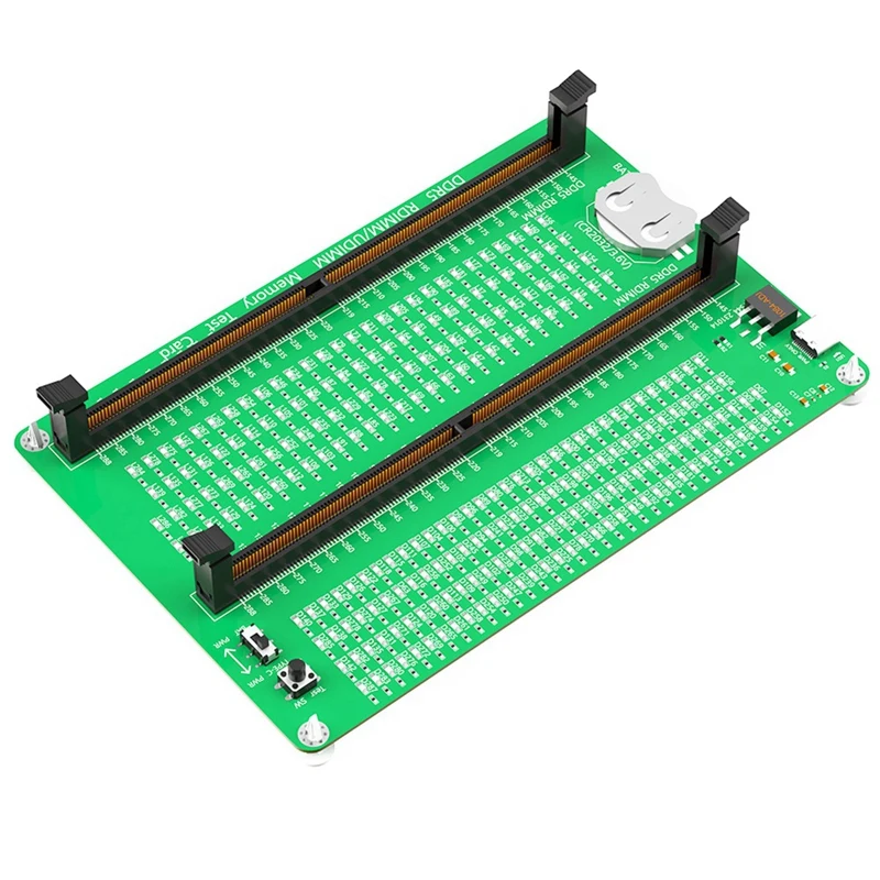 Memory Tester Memory Tester Plastic DDR5 RDIMM/UDIMM DDR5 Memory Test Card With LED Indicators For Desktop Computer
Memory Tester Memory Tester Plastic DDR5 RDIMM/UDIMM DDR5 Memory Test Card With LED Indicators For Desktop Computer