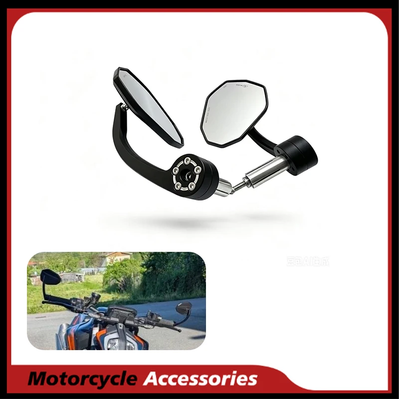 Motorcycle 7/8" 22mm Handle Bar End Rearview Mirror Fit For CFMOTO 150NK 250NK 400NK 450NK
Motorcycle 7/8" 22mm Handle Bar End Rearview Mirror Fit For CFMOTO 150NK 250NK 400NK 450NK