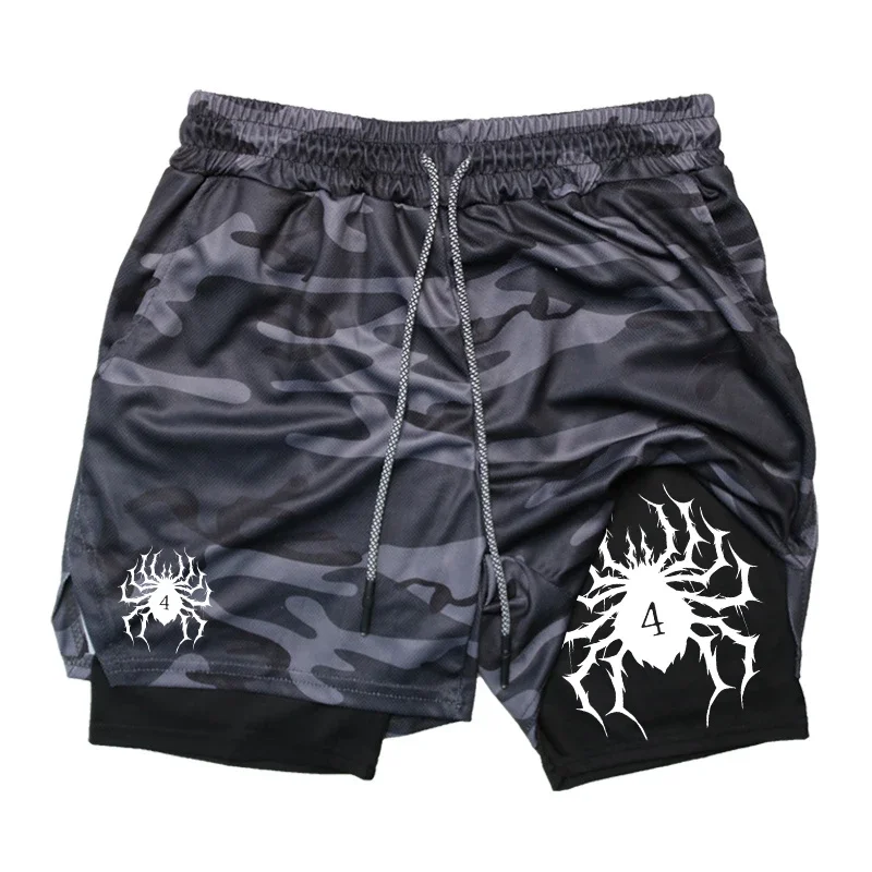 Spider Print 2 in 1 Performance Shorts for Men Gym Workout Running Shorts with Phone Pocket Towel Loop Sport Athletic Activewear
Spider Print 2 in 1 Performance Shorts for Men Gym Workout Running Shorts with Phone Pocket Towel Loop Sport Athletic Activewear