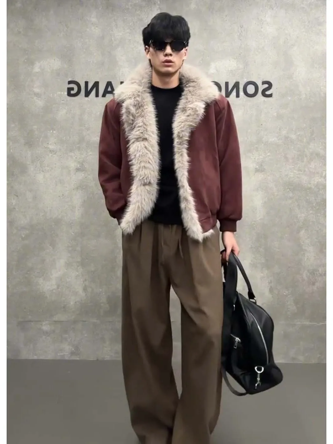 k Red ort Thiened Cotton Jaet M Sle Autumn Winter Fur Collar Deconstructed Splicing oulder Level Jaet Coat
k Red ort Thiened Cotton Jaet M Sle Autumn Winter Fur Collar Deconstructed Splicing oulder Level Jaet Coat
