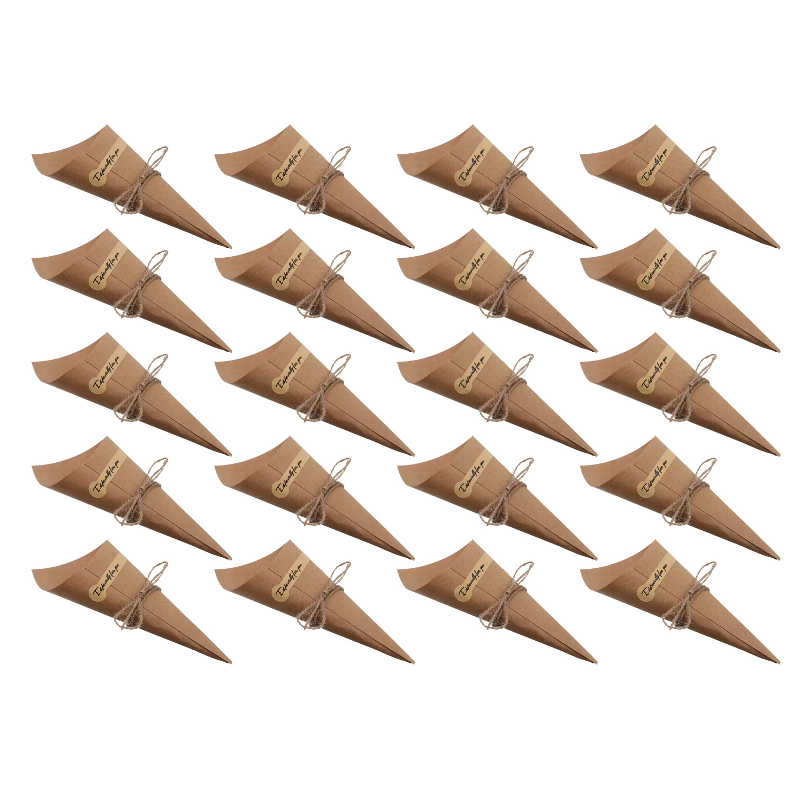 50 Pcs Cone Cake Tube Kraft Paper Food Cones Universal Blow Dryer Nozzle Gift Candy Flower Rope for Party
50 Pcs Cone Cake Tube Kraft Paper Food Cones Universal Blow Dryer Nozzle Gift Candy Flower Rope for Party