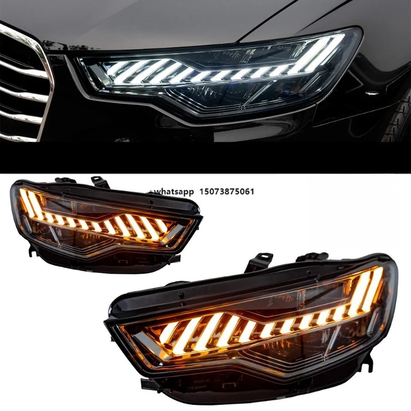 for A6L 2012-2015 Headlight Assembly Retrofit/Upgrade Kit A7-Style Blue Running Light Flowing Turn Signal
for A6L 2012-2015 Headlight Assembly Retrofit/Upgrade Kit A7-Style Blue Running Light Flowing Turn Signal