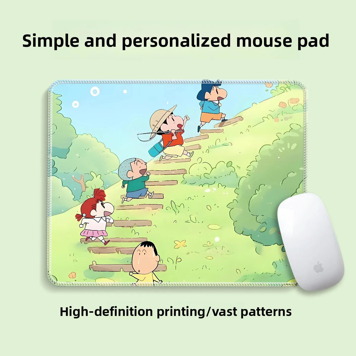 Children's Mouse Pad HD Printing Office Non-slip Small Leather Mouse Pad Personalized Cartoon Crayon Shin-chan Laptop Mouse Pad
Children's Mouse Pad HD Printing Office Non-slip Small Leather Mouse Pad Personalized Cartoon Crayon Shin-chan Laptop Mouse Pad