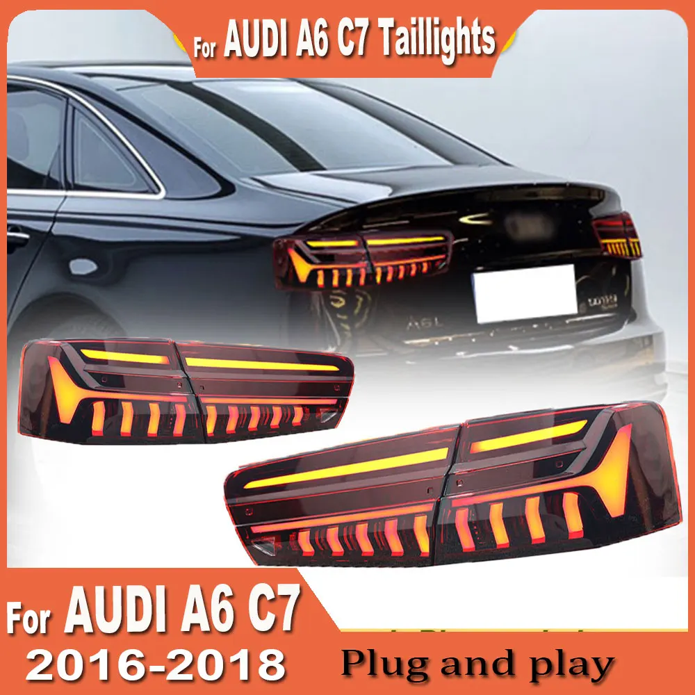 2PCS Car Rear Lights for Audi A6 2016 2017 2018 C7 LED Taillight Assembly Upgrade 2023 Newest Design Dynamic Lamp Accessories
2PCS Car Rear Lights for Audi A6 2016 2017 2018 C7 LED Taillight Assembly Upgrade 2023 Newest Design Dynamic Lamp Accessories