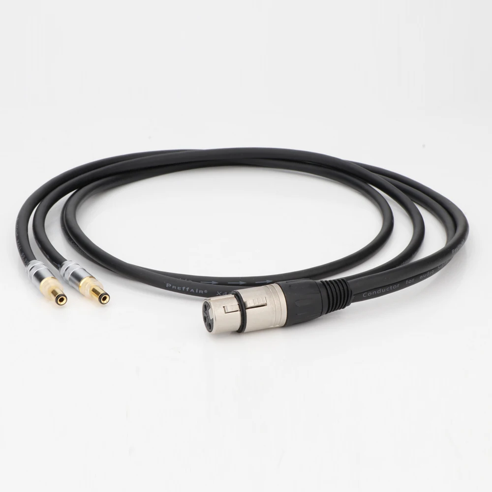 High Quality Preffair OFC Copper Audio Cable 3-Pin XLR to Dual DC2.5 /DC2.1 Plug DC Cables for Keces Linear Power Supplies
High Quality Preffair OFC Copper Audio Cable 3-Pin XLR to Dual DC2.5 /DC2.1 Plug DC Cables for Keces Linear Power Supplies