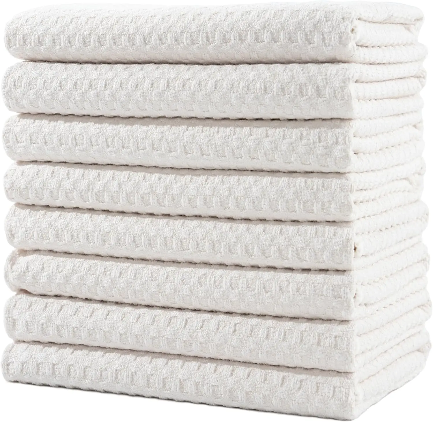 Ultra Premium Microfiber Kitchen Dish Hand Towel Waffle Weave, 8 Pack (16x28 in, Off White)
Ultra Premium Microfiber Kitchen Dish Hand Towel Waffle Weave, 8 Pack (16x28 in, Off White)