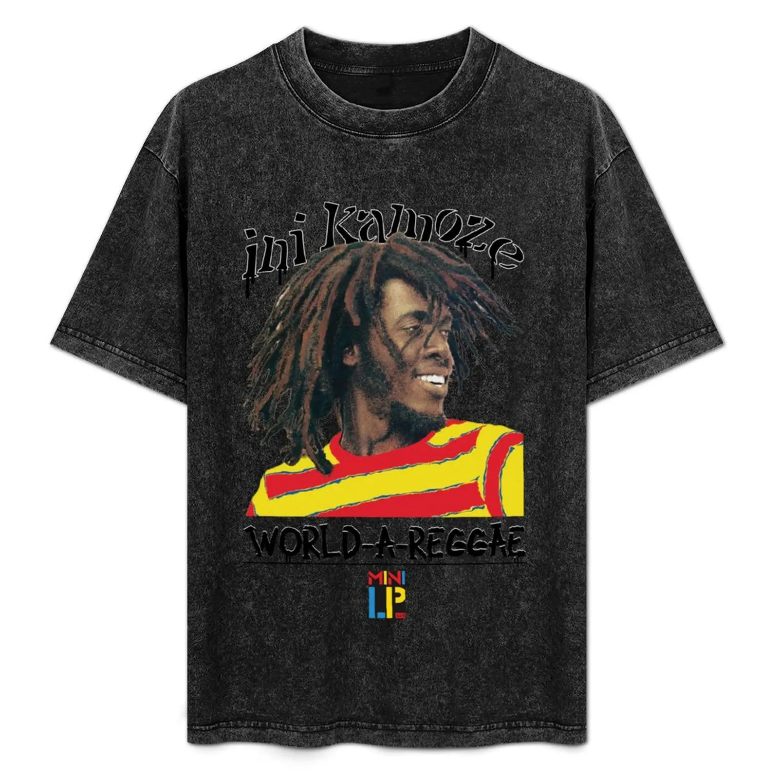 Ini Kamoze - World-A-Reggae T-Shirt Big Size Short Sleeve Casual Top
Ini Kamoze - World-A-Reggae T-Shirt Big Size Short Sleeve Casual Top