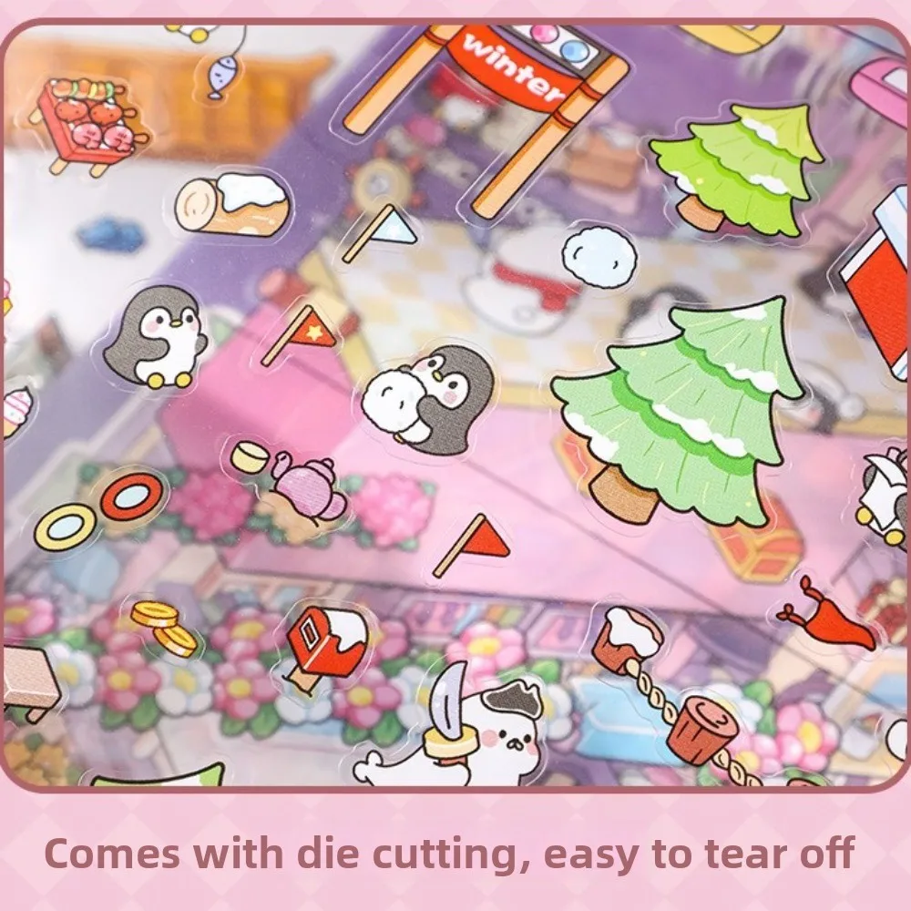 Новые 3D-наклейки для ландшафта из ПЭТ 8.0, ручной работы, в виде мультяшного городка, книга наклеек с 8 сценами, 20 листов, миниатюрные наклейки-сцены, праздничные подарки
Новые 3D-наклейки для ландшафта из ПЭТ 8.0, ручной работы, в виде мультяшного городка, книга наклеек с 8 сценами, 20 листов, миниатюрные наклейки-сцены, праздничные подарки