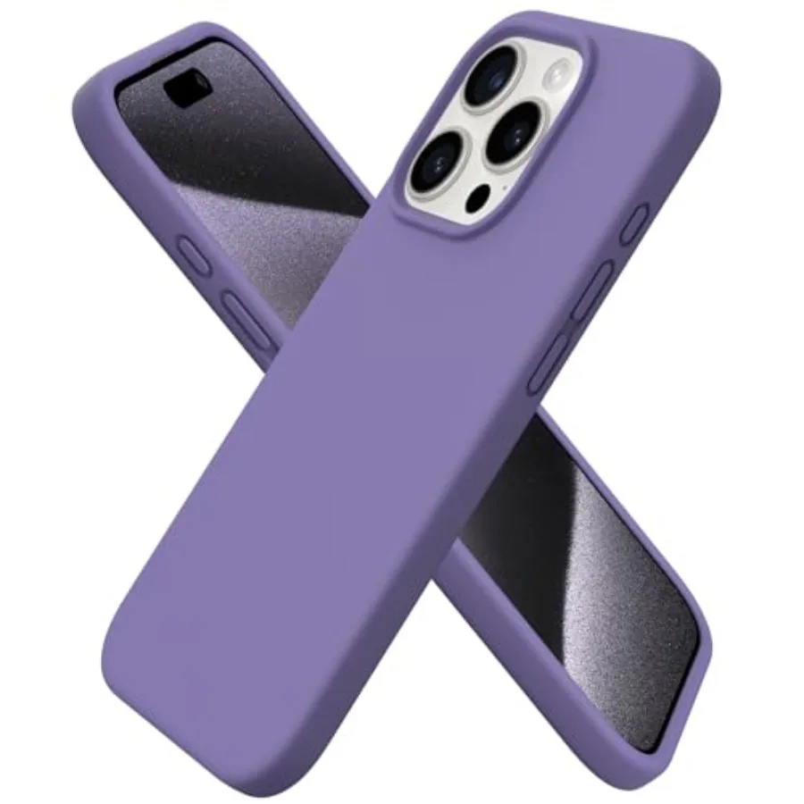 Compatible with iPhone 15 Pro Case 6.1, Liquid Silicone 3 Layers Full Covered Soft Gel Rubber Cover, Shockproof Protective Slim
Compatible with iPhone 15 Pro Case 6.1, Liquid Silicone 3 Layers Full Covered Soft Gel Rubber Cover, Shockproof Protective Slim