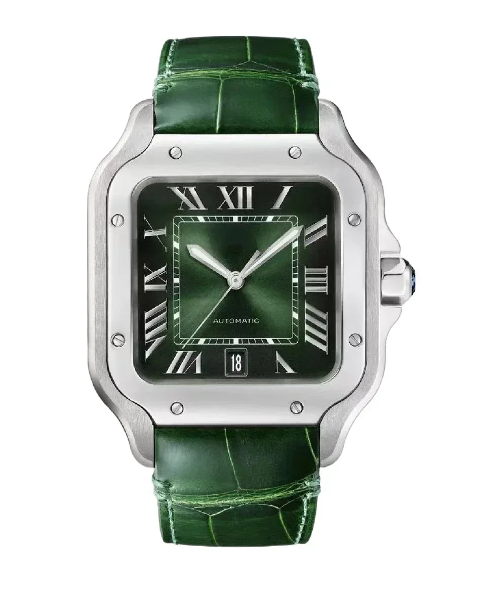 2023 New Green Leather Automatic Mechanical Watch Men Womens Stainless Steel Blue Black White Rome Gold Bezel Wristwatch
2023 New Green Leather Automatic Mechanical Watch Men Womens Stainless Steel Blue Black White Rome Gold Bezel Wristwatch