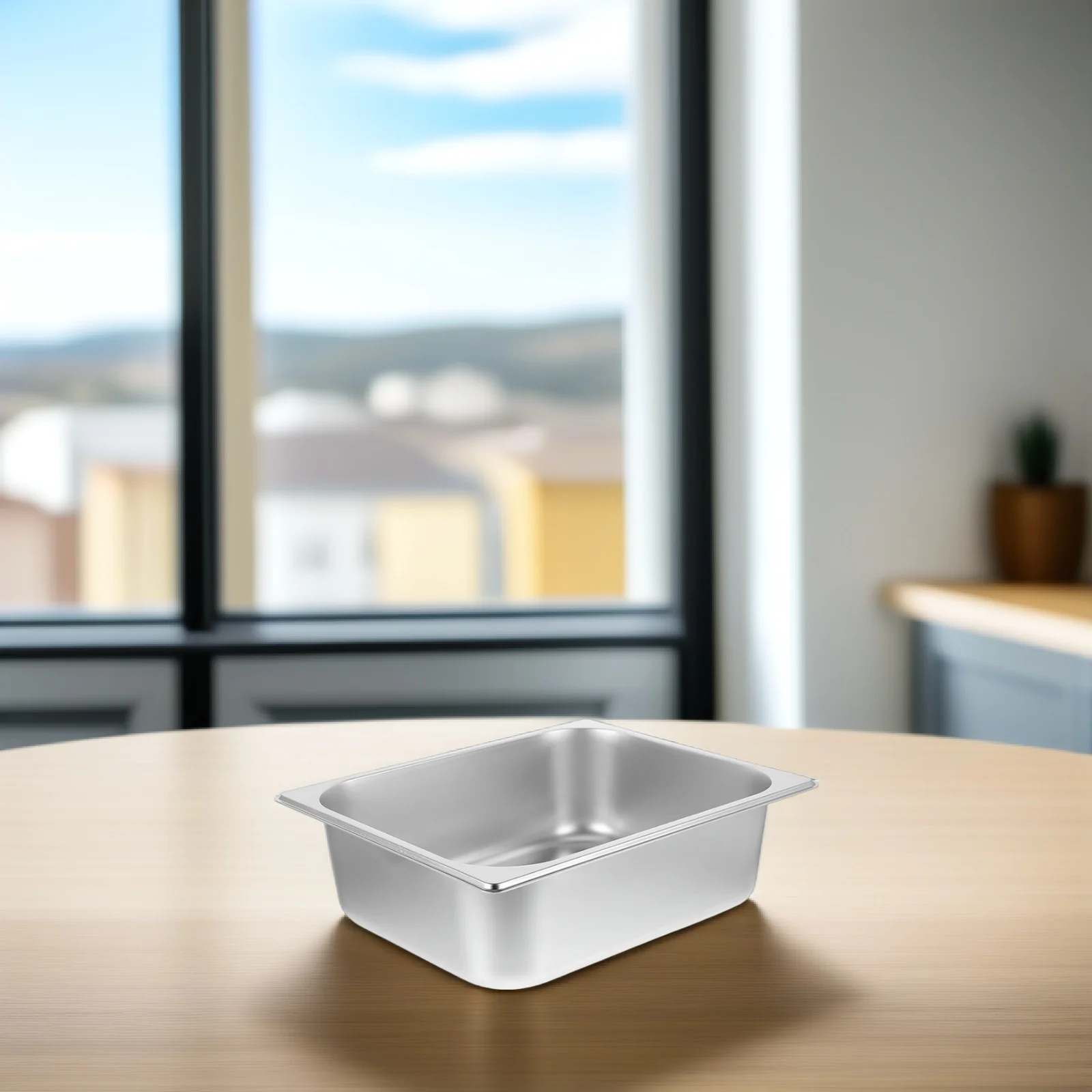 Stainless Steel Buffet Pan Large Capacity Wear Resistant Food Container Party Catering Serving Plate Food Holder
Stainless Steel Buffet Pan Large Capacity Wear Resistant Food Container Party Catering Serving Plate Food Holder