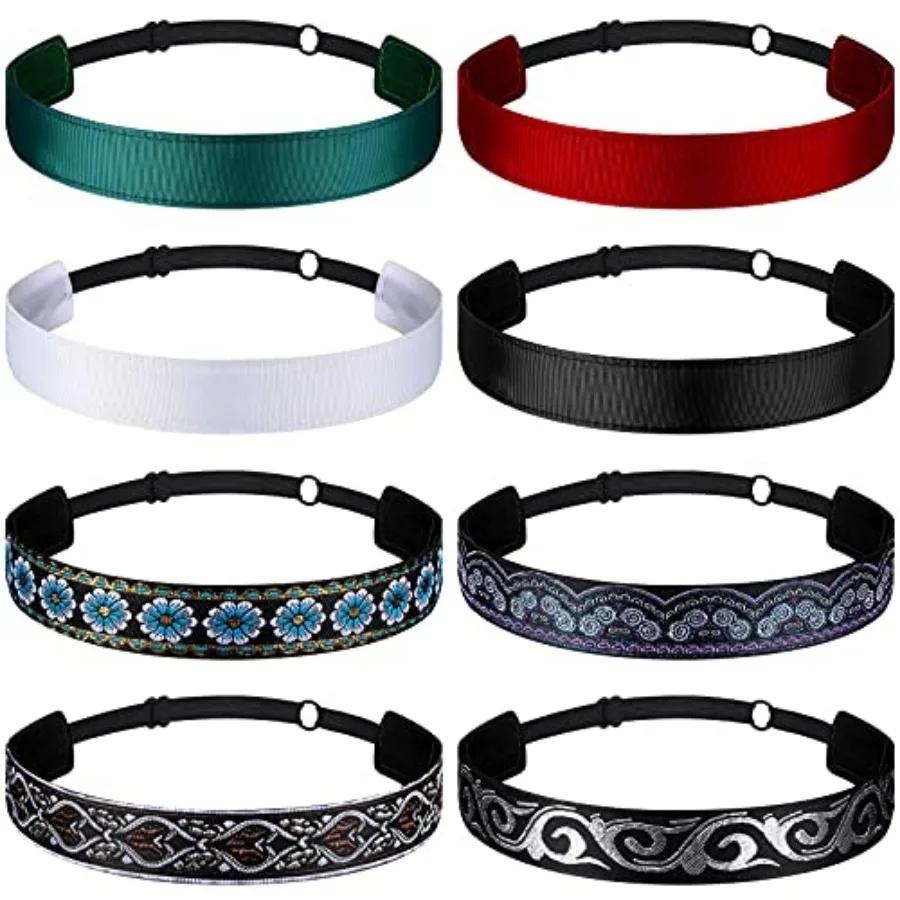 8 Pcs Woman Elastic Headband Adjustable Non Slip Velvet Lined Headbands Solid Color Boho Hair Bands for Women Sport Yoga Work M
8 Pcs Woman Elastic Headband Adjustable Non Slip Velvet Lined Headbands Solid Color Boho Hair Bands for Women Sport Yoga Work M