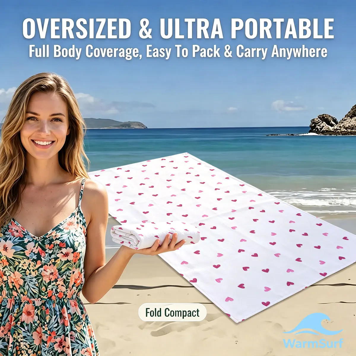 Pink Hearts Quick Drying Beach Towels Ultra Lightweight Fast-drying Super Absorbent It is a must-have item for summer
Pink Hearts Quick Drying Beach Towels Ultra Lightweight Fast-drying Super Absorbent It is a must-have item for summer