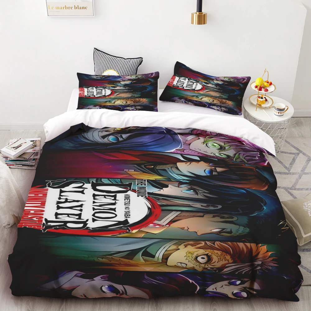 Duvet Covers Cartoon Bedding Set Printed Cartoon Home Decor Demon Slayer Bedding Set Soft and comfortable Queen/King Boys
Duvet Covers Cartoon Bedding Set Printed Cartoon Home Decor Demon Slayer Bedding Set Soft and comfortable Queen/King Boys