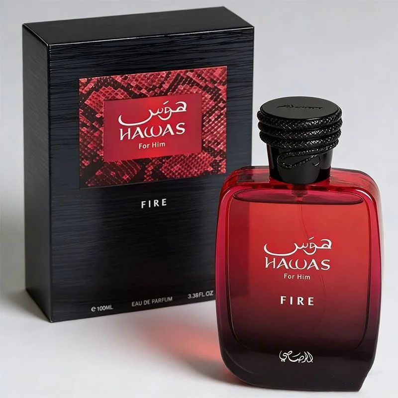 Hawas Fire Eau De Parfum Spray 100ml (3.4oz) - Bold and Long-Lasting Arabic Perfume with Fiery Essence
Hawas Fire Eau De Parfum Spray 100ml (3.4oz) - Bold and Long-Lasting Arabic Perfume with Fiery Essence