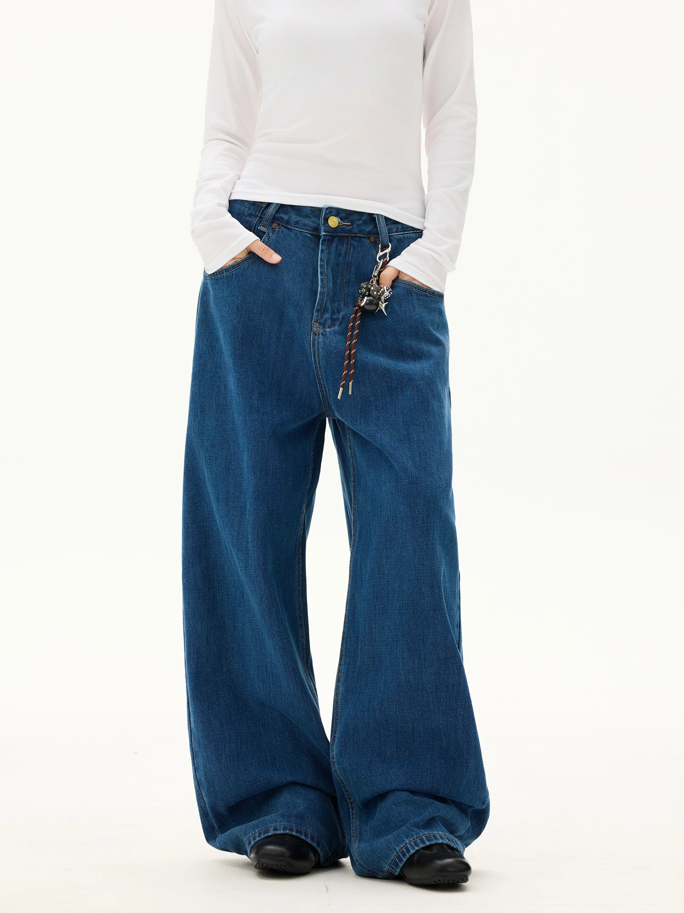 Джинсы Free Sonata American Style Vintage с широкими штанинами, женские, свободного кроя, повседневные, прямые
Джинсы Free Sonata American Style Vintage с широкими штанинами, женские, свободного кроя, повседневные, прямые