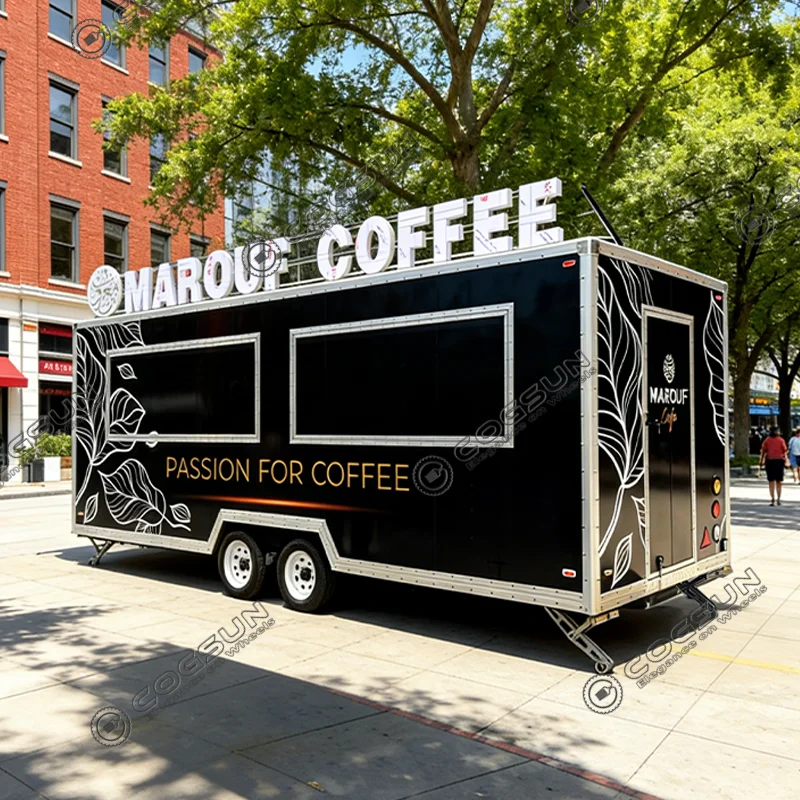 COGSUN Custom Concession Kitchen Trailer Mobile Food Truck Coffee Cart Fully Equipped Sale
COGSUN Custom Concession Kitchen Trailer Mobile Food Truck Coffee Cart Fully Equipped Sale