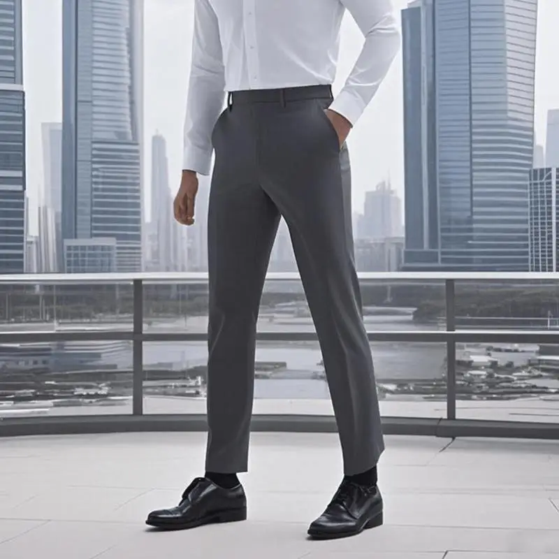 High Elastici Straight Leg Pants Skin-friendly Material Men's Casual Trousers Korean Sle High Waist Neutral G
High Elastici Straight Leg Pants Skin-friendly Material Men's Casual Trousers Korean Sle High Waist Neutral G