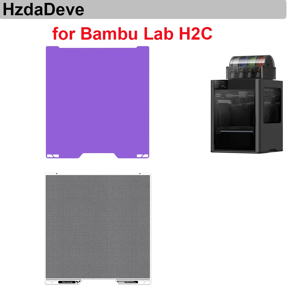 HzdaDeve H2C Vision Encoder and H2C Cool Plate Double Sided Smooth Cold Build Plate PEI Sheet Platform 335X346.5MM Advanced
HzdaDeve H2C Vision Encoder and H2C Cool Plate Double Sided Smooth Cold Build Plate PEI Sheet Platform 335X346.5MM Advanced
