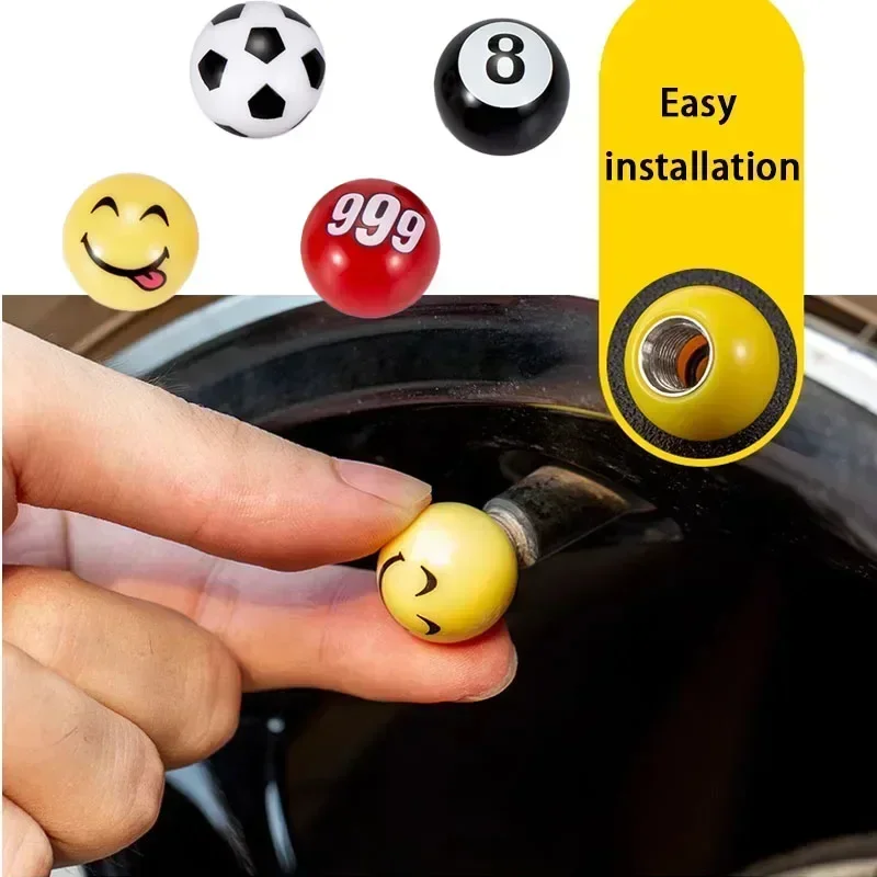 4PC Car Tire Valve Cap Easy to Install, Prevents Air Leakage, Personalized and Fun Valve, Suitable for Most Vehicles Accessories
4PC Car Tire Valve Cap Easy to Install, Prevents Air Leakage, Personalized and Fun Valve, Suitable for Most Vehicles Accessories