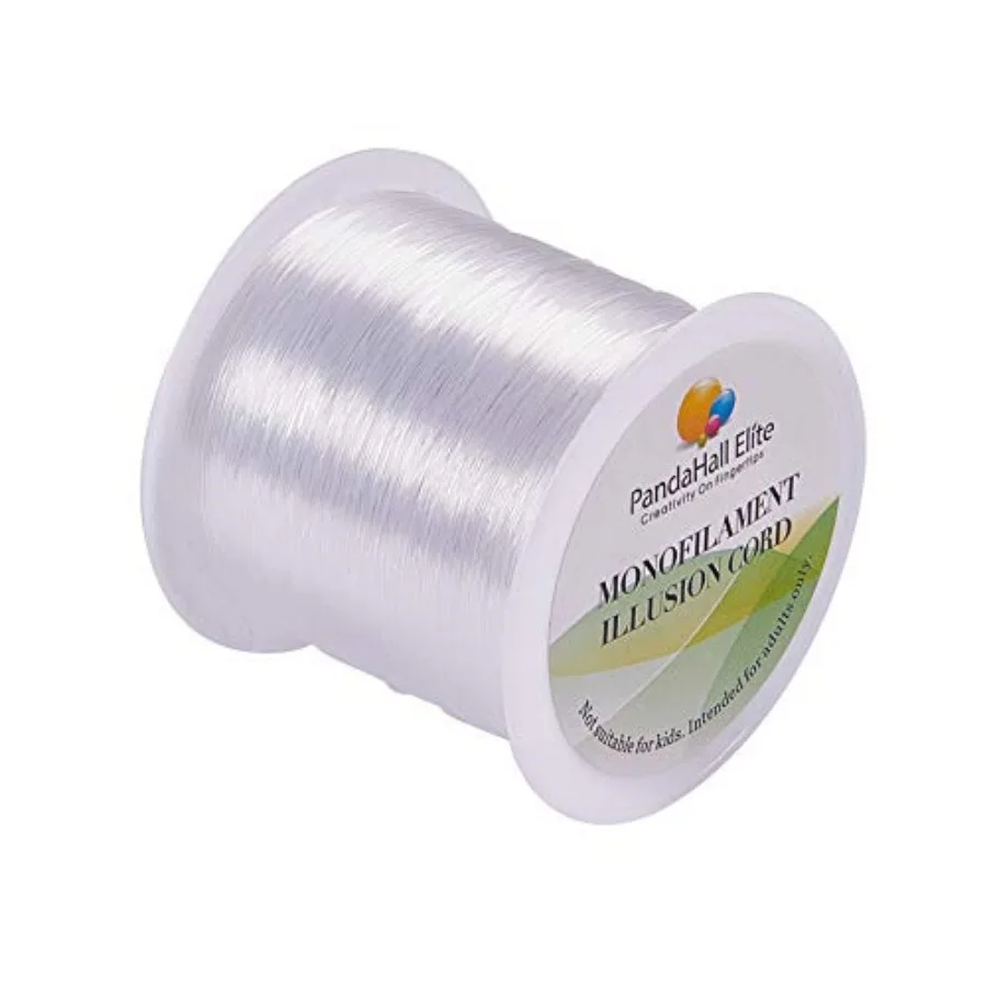 109 Yards Clear Fishing Line, 328Feet Invisible Nylon Thread String Crystal String Craft Bead Wire Cord for Jewelry Making Brac
109 Yards Clear Fishing Line, 328Feet Invisible Nylon Thread String Crystal String Craft Bead Wire Cord for Jewelry Making Brac