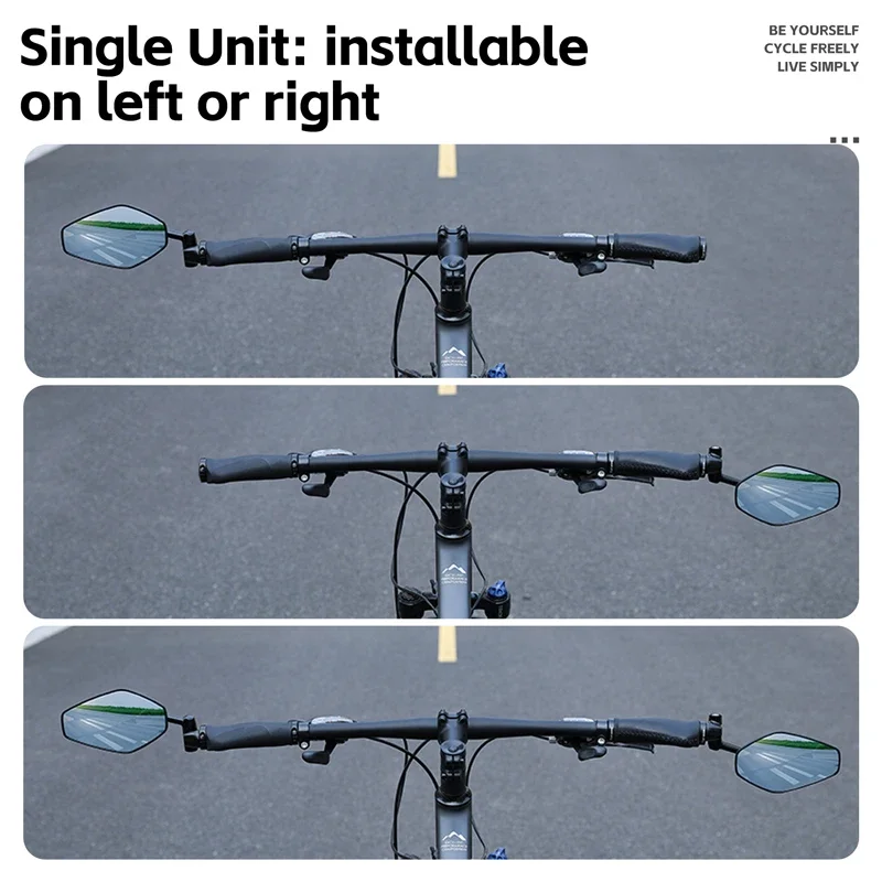 WEST BIKING 1UNIT Left Bike Backview Mirror Glare-roof HD Rearview Mirror 360° Adjustable Bike LeftMirror Fit 16-21mm Handlebars
WEST BIKING 1UNIT Left Bike Backview Mirror Glare-roof HD Rearview Mirror 360° Adjustable Bike LeftMirror Fit 16-21mm Handlebars
