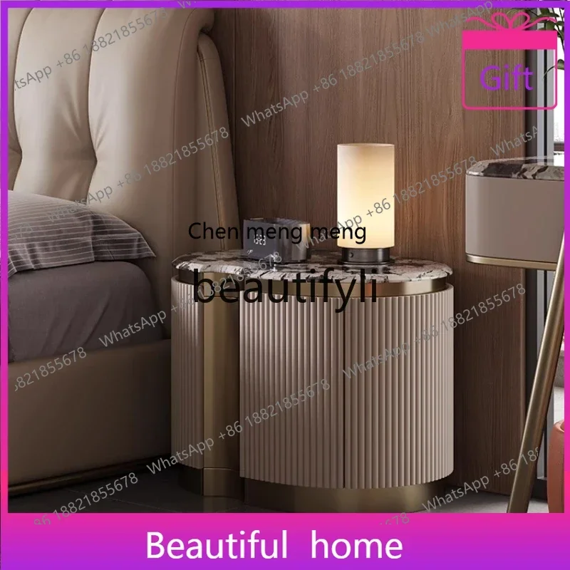 xx1Italian light luxury marble bedside table Bedroom home Modern creative solid wood villa bedside table
xx1Italian light luxury marble bedside table Bedroom home Modern creative solid wood villa bedside table