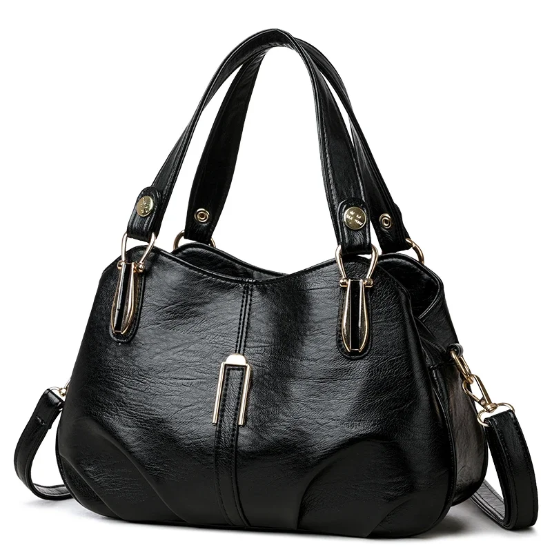 Women's Black Tote Bag PU Leather Classic Fashion Casual Large-capacity Black Handbags Female Commuter Shoulder Messenger Bags
Women's Black Tote Bag PU Leather Classic Fashion Casual Large-capacity Black Handbags Female Commuter Shoulder Messenger Bags