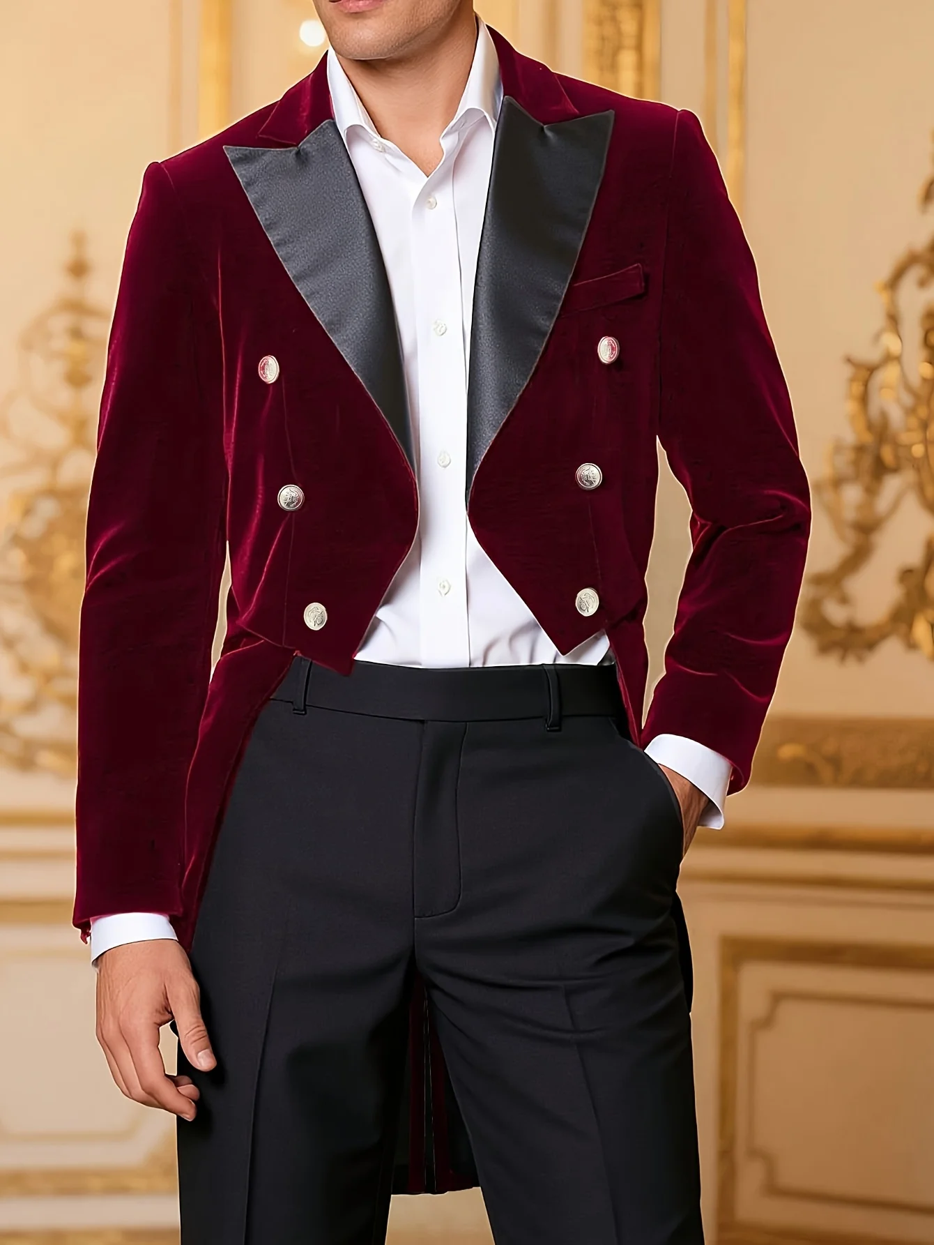 2026 New Medieval Style Coat, Mid-length Solid Color Tuxedo for Prom, Cocktail Parties & Banquets
2026 New Medieval Style Coat, Mid-length Solid Color Tuxedo for Prom, Cocktail Parties & Banquets