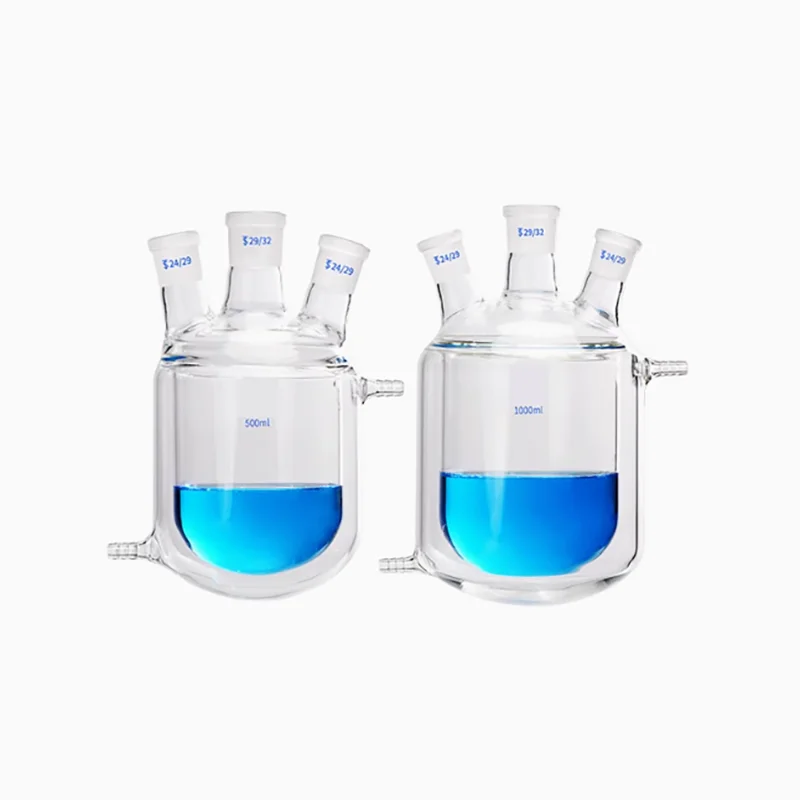 1000mL 24X24X24 Three-hole jacketed reaction bottle double-layer reactor Glass jacketed reaction flask
1000mL 24X24X24 Three-hole jacketed reaction bottle double-layer reactor Glass jacketed reaction flask