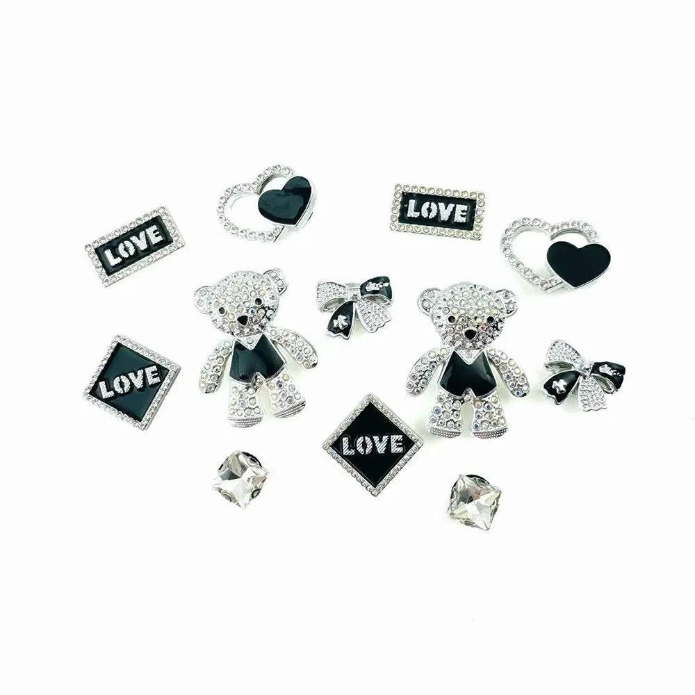 12PCS Shoe Charms Set Accessories for Sandals Clogs Shoe Buckle Diamond Bear Letter Heart-shaped Bow DIY Shoes Decorations Gift
12PCS Shoe Charms Set Accessories for Sandals Clogs Shoe Buckle Diamond Bear Letter Heart-shaped Bow DIY Shoes Decorations Gift