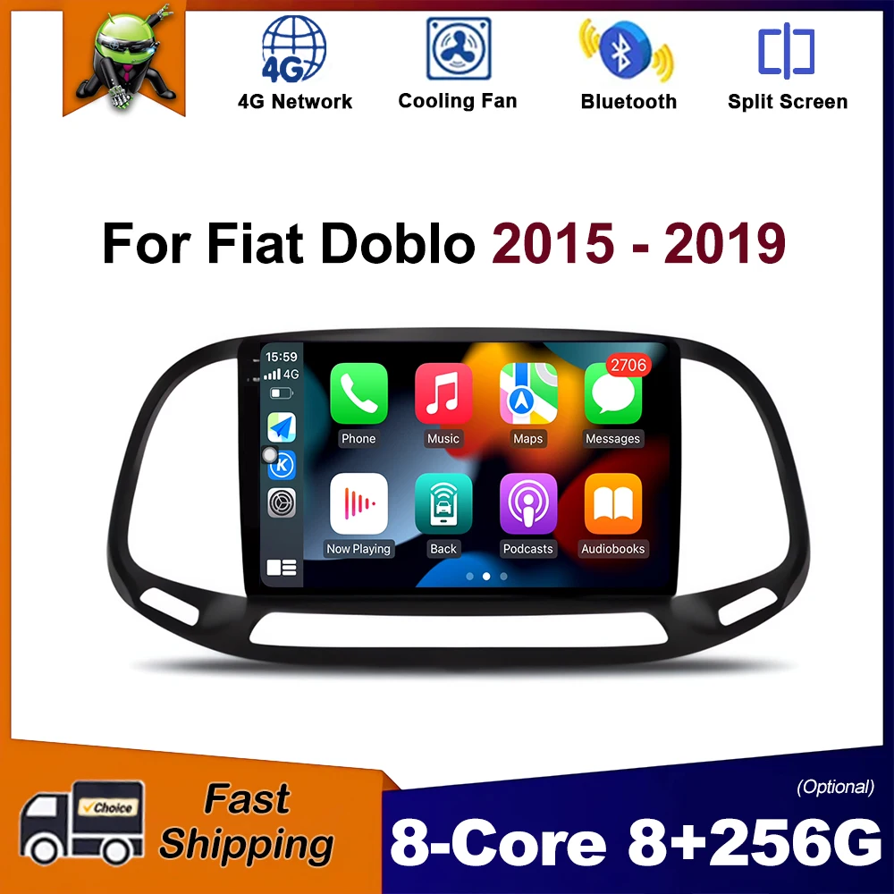 9 inch for Fiat Doblo 2015 - 2019 Android OS Car Radio Multimedia Stereo Player GPS Navigation Wireless Carplay Head Unit WiFi
9 inch for Fiat Doblo 2015 - 2019 Android OS Car Radio Multimedia Stereo Player GPS Navigation Wireless Carplay Head Unit WiFi