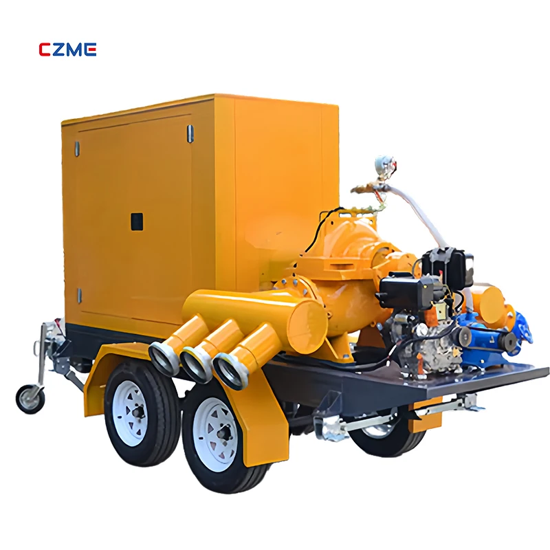CZME Irrigation Pump Farm Garden Irrigation River Self-priming Pump with Trailer Type Flood Control Drainage Pump
CZME Irrigation Pump Farm Garden Irrigation River Self-priming Pump with Trailer Type Flood Control Drainage Pump