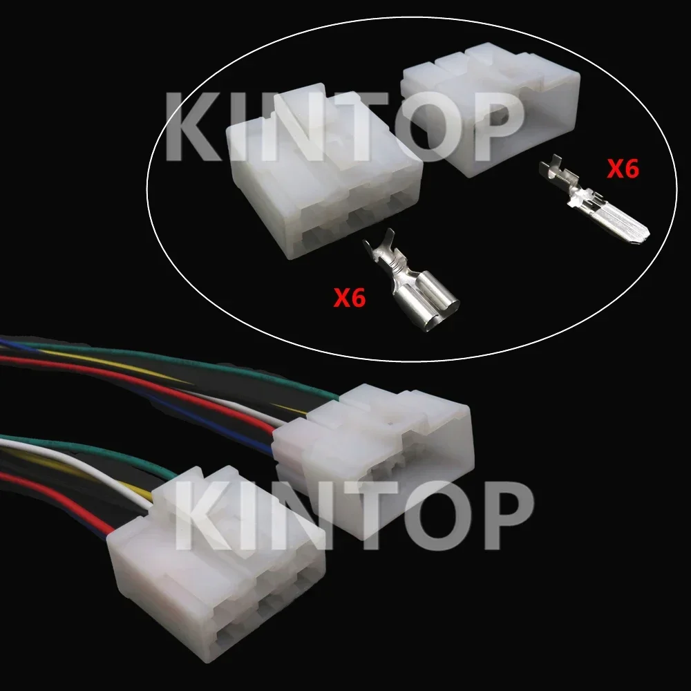 1 Set 6 Pins 6070-6481 6070-6471 AC Assembly Auto Plastic Housing Connector with Wires White Automobile Socket
1 Set 6 Pins 6070-6481 6070-6471 AC Assembly Auto Plastic Housing Connector with Wires White Automobile Socket