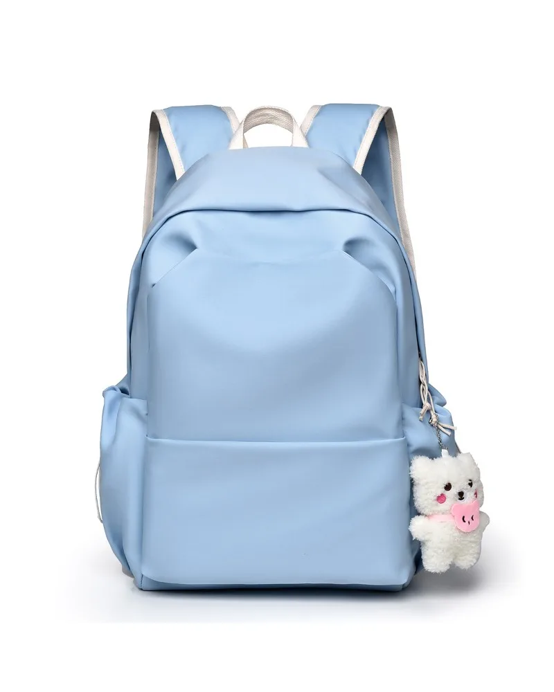 Casual men's and women's same backpack pendant student backpack large capacity multi-function love girl bag
Casual men's and women's same backpack pendant student backpack large capacity multi-function love girl bag