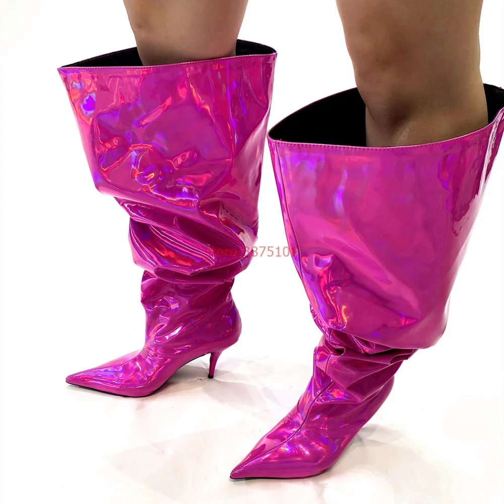 20% 65Cm Long Boots Women's Elegant Over-the-knee Boots Pointed Toe Stiletto Long Boots Mirrow Leather Thigh High Boots Shoes
20% 65Cm Long Boots Women's Elegant Over-the-knee Boots Pointed Toe Stiletto Long Boots Mirrow Leather Thigh High Boots Shoes