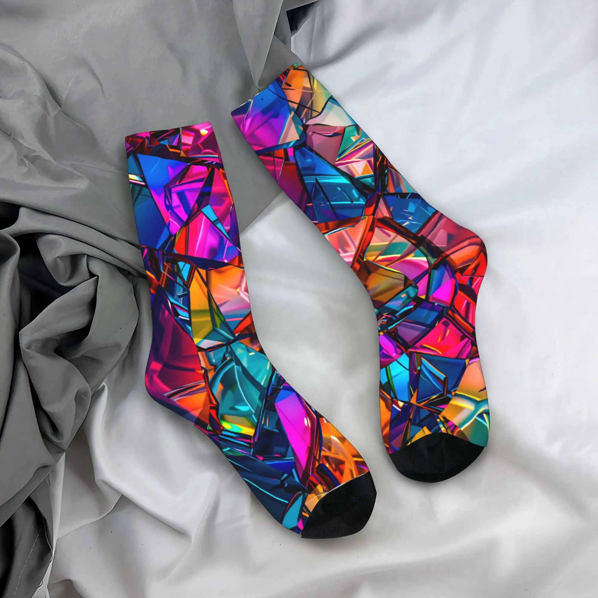 Rainbow Gradient Glass Art Stockings Kawaii Socks Women Men Soft Socks Autumn Running Sports Printed Non Slip Socks Gift Idea
Rainbow Gradient Glass Art Stockings Kawaii Socks Women Men Soft Socks Autumn Running Sports Printed Non Slip Socks Gift Idea