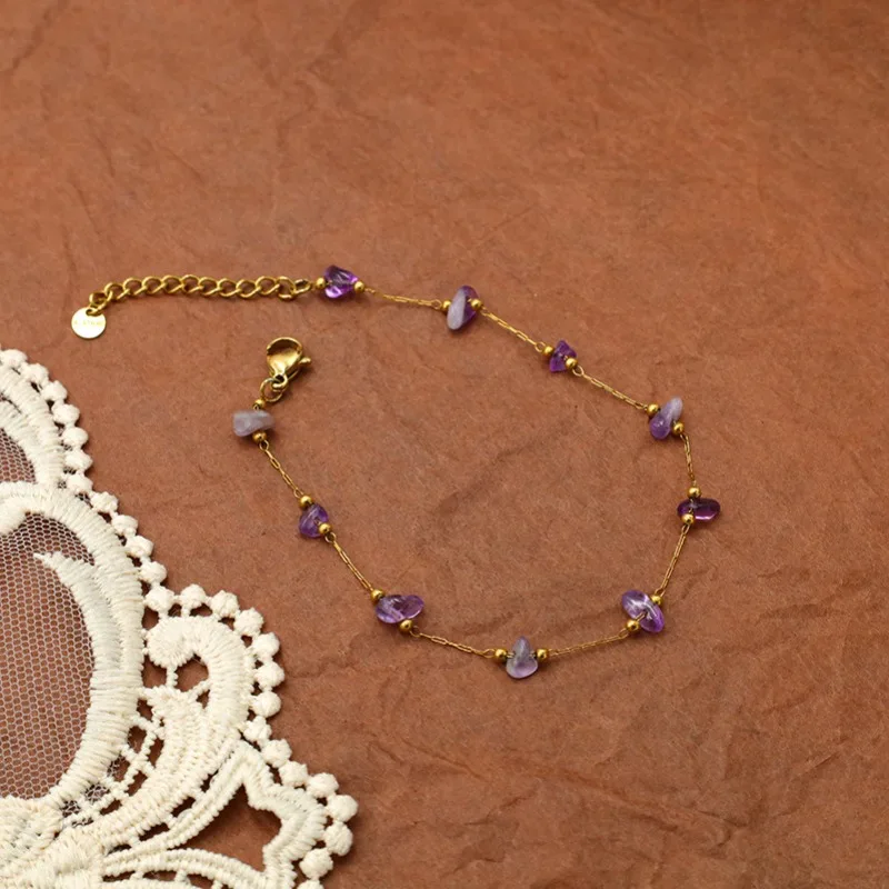 Горячая распродажа: Модный, простой, элегантный комплект из нержавеющей стали с золотым покрытием и натуральным камнем — ручная работа, цепочка и браслет для женщин.
Горячая распродажа: Модный, простой, элегантный комплект из нержавеющей стали с золотым покрытием и натуральным камнем — ручная работа, цепочка и браслет для женщин.