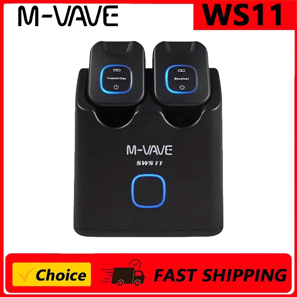 M-Vave WS11 5,8 ГГц Беспроводная гитарная система Цифровой передатчик-приемник для электрогитары и электрического баса
M-Vave WS11 5,8 ГГц Беспроводная гитарная система Цифровой передатчик-приемник для электрогитары и электрического баса