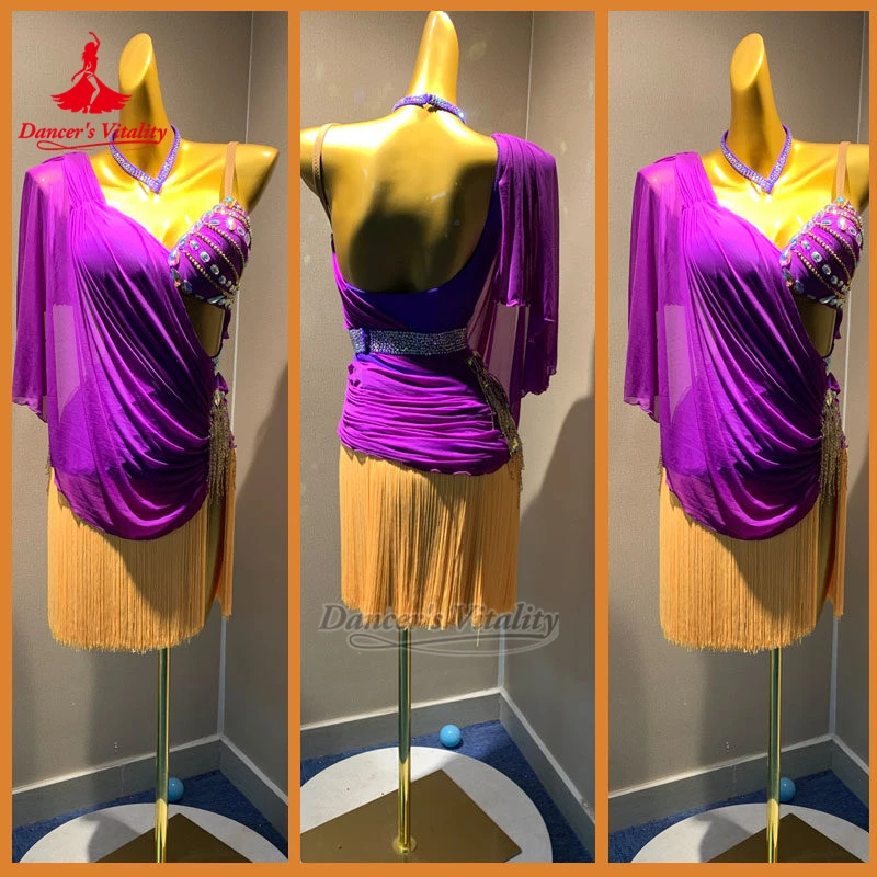 Blackpool Dance Festival Chacha Jive Tassels Dress with Necklace Adult&Teenagers Latin Dance Clothes Customize Dancer's Vitality
Blackpool Dance Festival Chacha Jive Tassels Dress with Necklace Adult&Teenagers Latin Dance Clothes Customize Dancer's Vitality