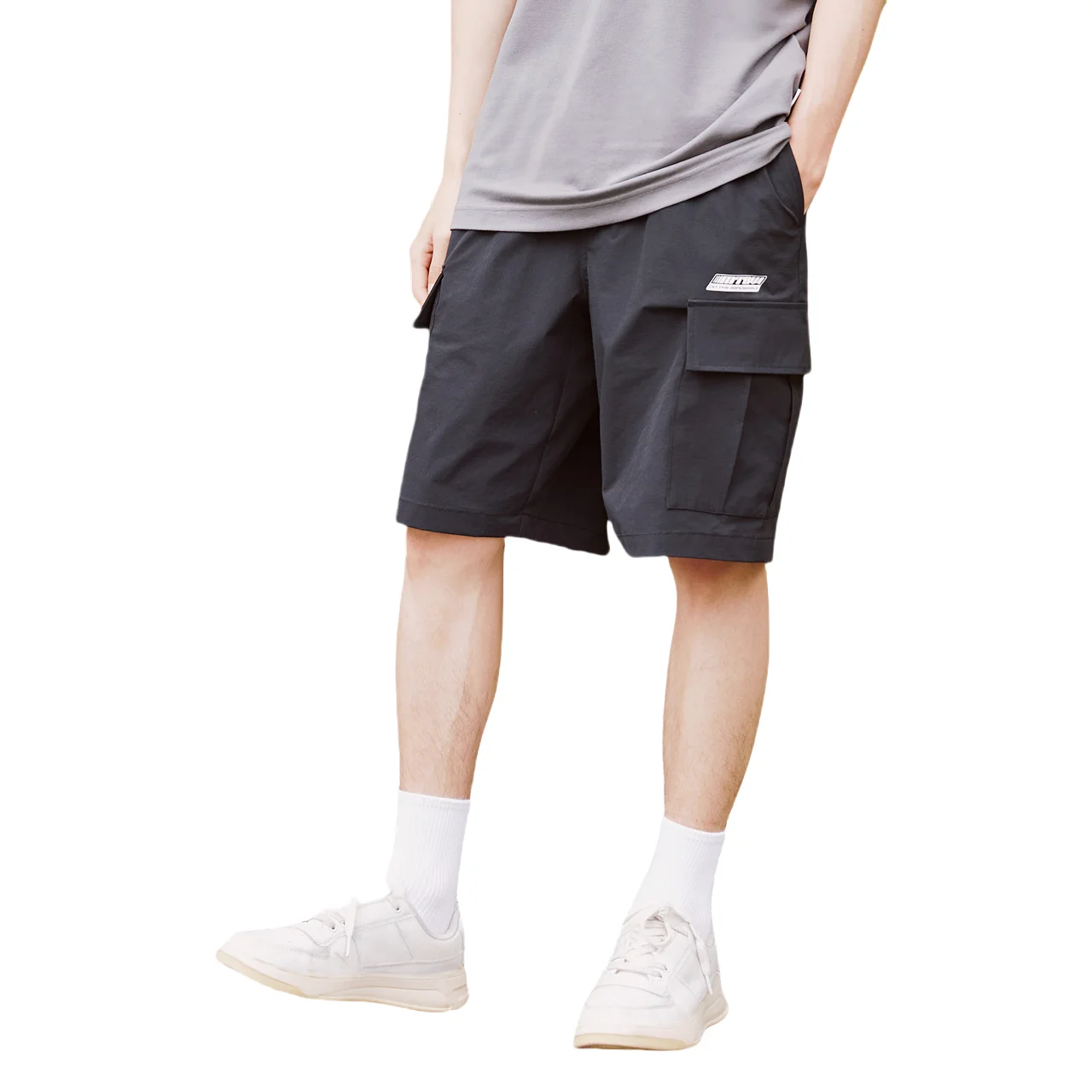 Metersbonwe-Men's Loose Cargo straight Leg Cargo Mid-Length Pants Waist Drawstring Printing Workwear Shorts Casual Summer
Metersbonwe-Men's Loose Cargo straight Leg Cargo Mid-Length Pants Waist Drawstring Printing Workwear Shorts Casual Summer