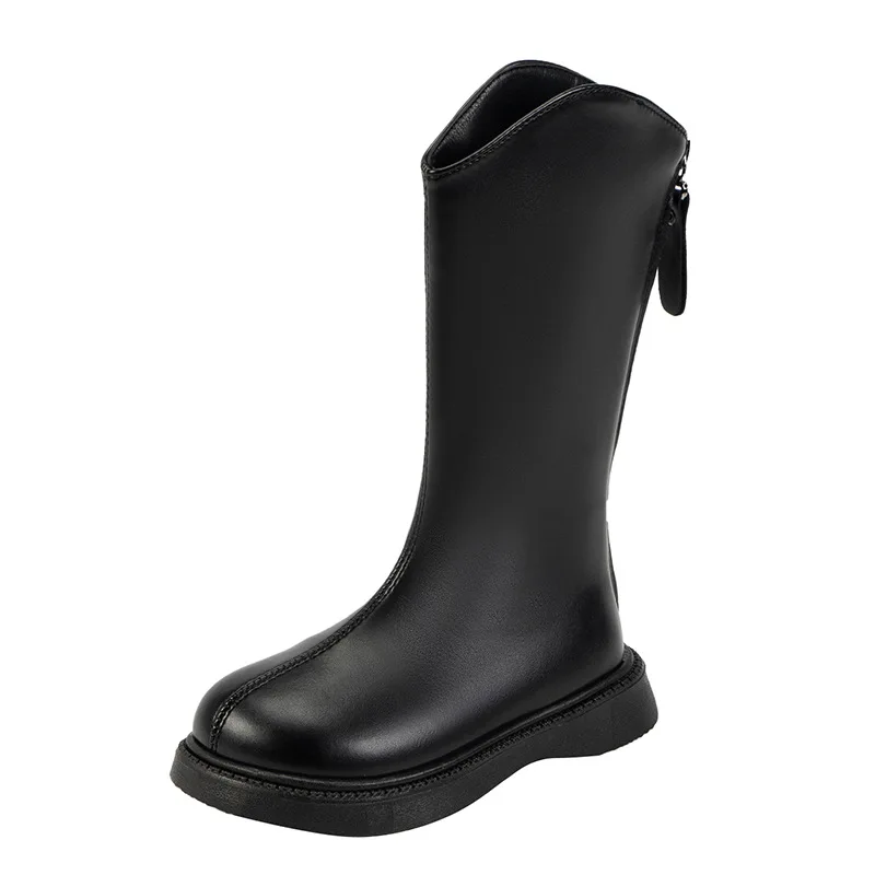 3-18 Years Old Children's Leather Boots Four Seasons Models Black Soft Boys Girls Single Shoes Brown Padded Kids High Boots
3-18 Years Old Children's Leather Boots Four Seasons Models Black Soft Boys Girls Single Shoes Brown Padded Kids High Boots