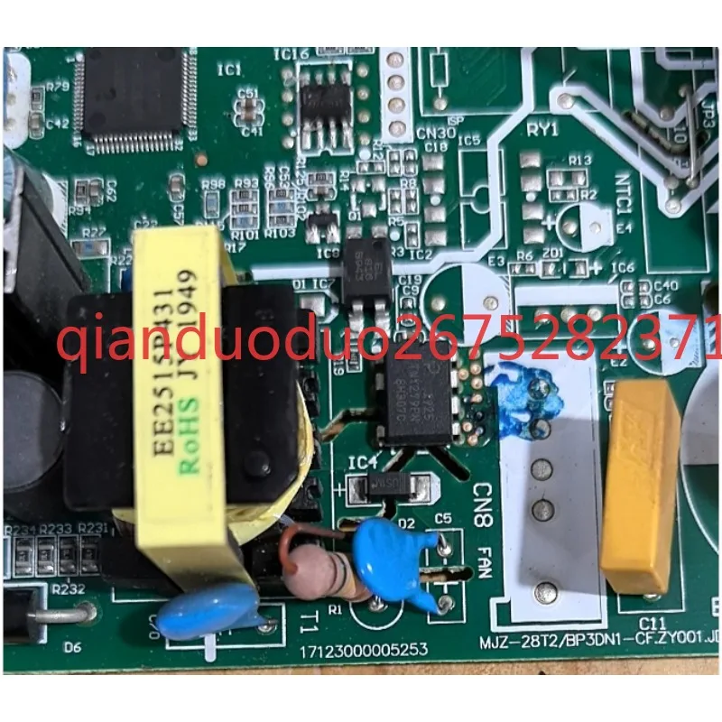 Used for Midea air conditioning duct machine indoor main board GRD26T2/Y-CF computer board 17123000005482
Used for Midea air conditioning duct machine indoor main board GRD26T2/Y-CF computer board 17123000005482