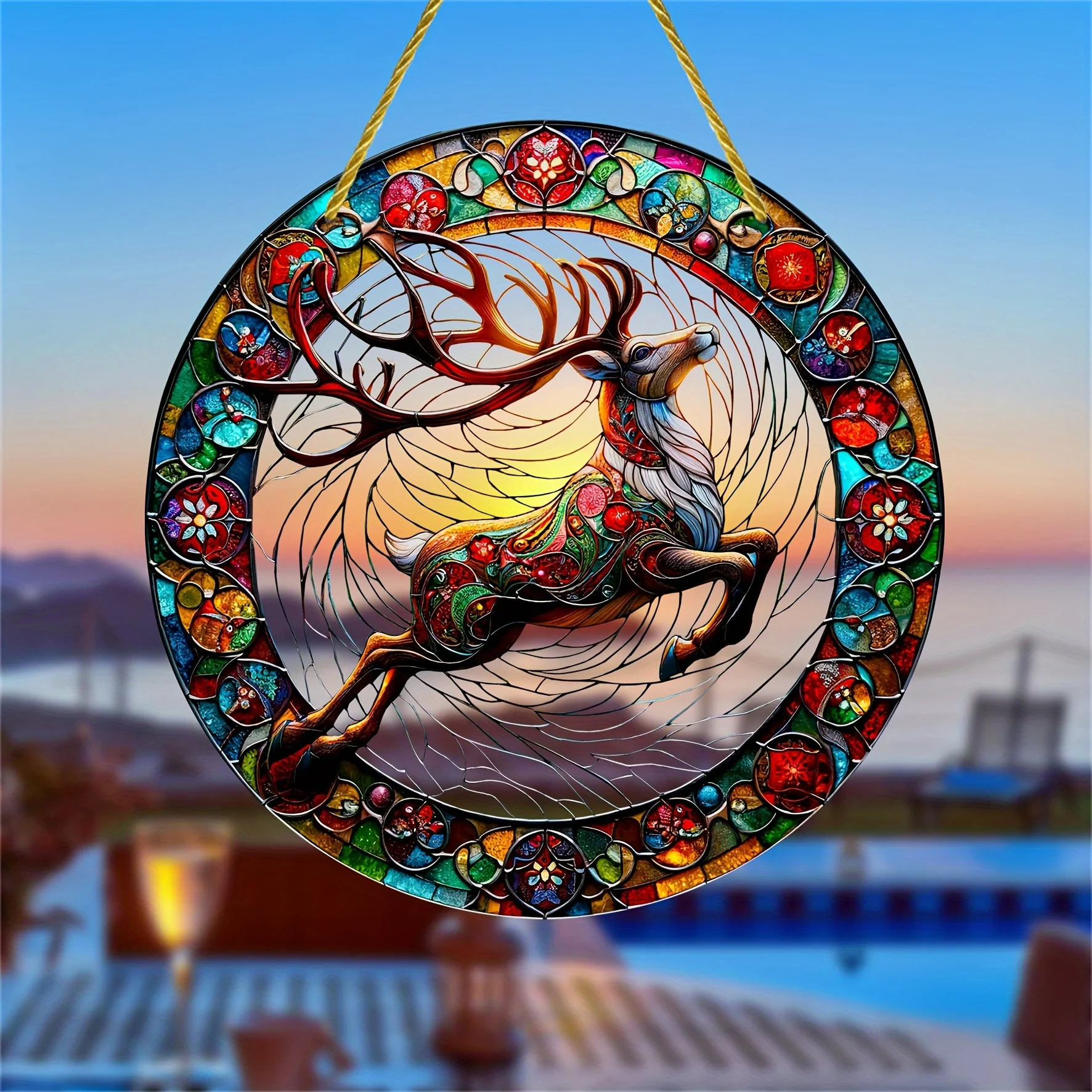 Bohemian Acrylic Caribou Sun Catcher Pendant - Universal Holiday Windows, Walls, Room Decorations, Women's Birthday Gifts
Bohemian Acrylic Caribou Sun Catcher Pendant - Universal Holiday Windows, Walls, Room Decorations, Women's Birthday Gifts