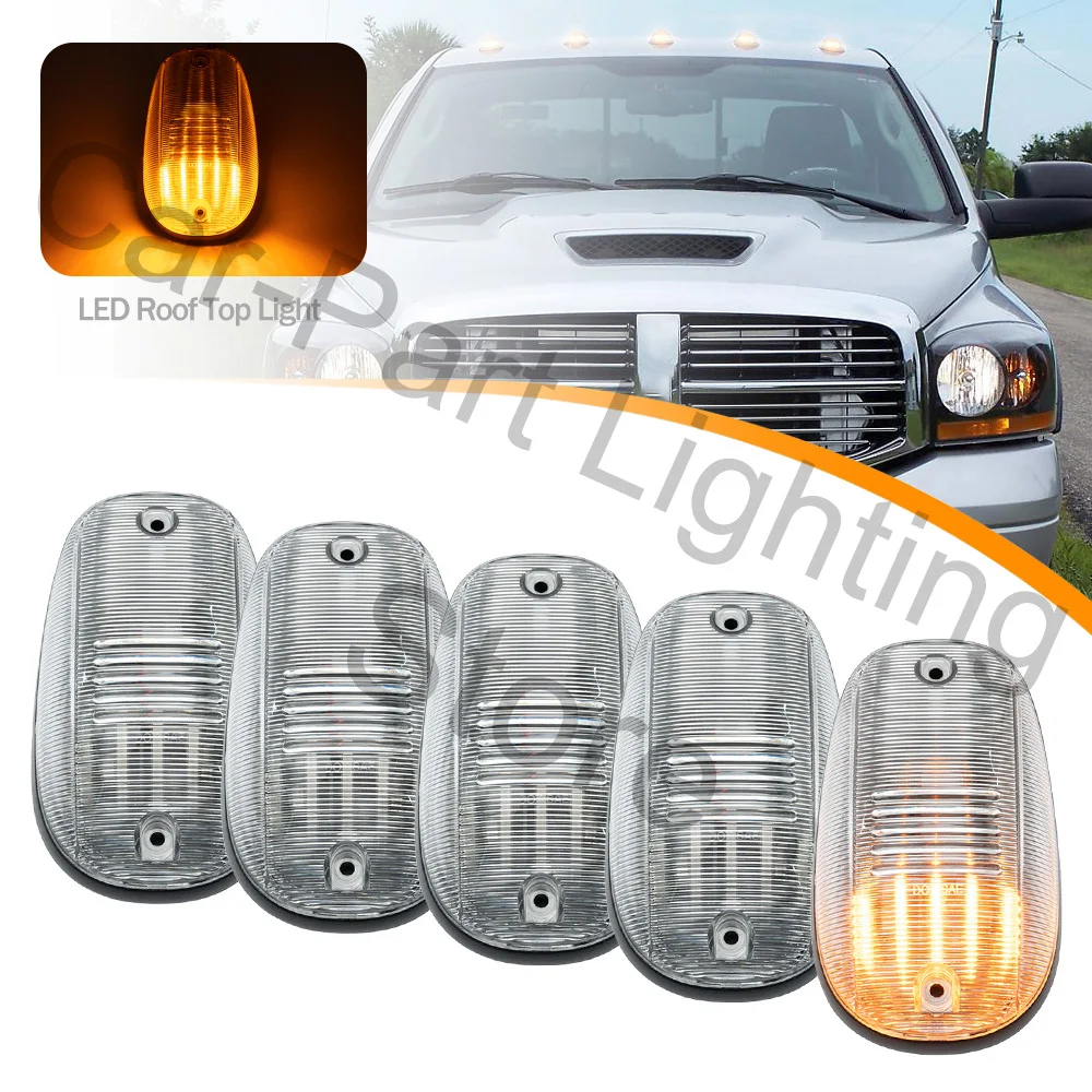 5pcs White Amber Car Roof Lamps Housing Light Kit Front Top Marker Lamp For Dodge Ram 1500 2500 3500 Sprinter
5pcs White Amber Car Roof Lamps Housing Light Kit Front Top Marker Lamp For Dodge Ram 1500 2500 3500 Sprinter