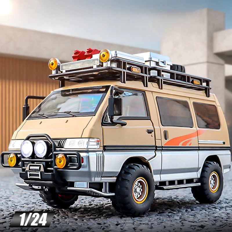 1:24 Mitsubishi Delica alloy car model Sound Light simulation camping off-road car model boy van toy gift
1:24 Mitsubishi Delica alloy car model Sound Light simulation camping off-road car model boy van toy gift