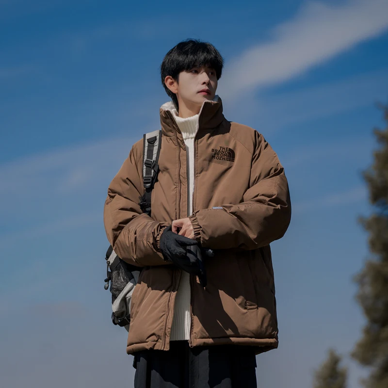 Мужская зимняя куртка из овечьей шерсти с воротником-стойкой, утепленная, в американском стиле, модный бренд, хлопковая одежда для подростков
Мужская зимняя куртка из овечьей шерсти с воротником-стойкой, утепленная, в американском стиле, модный бренд, хлопковая одежда для подростков