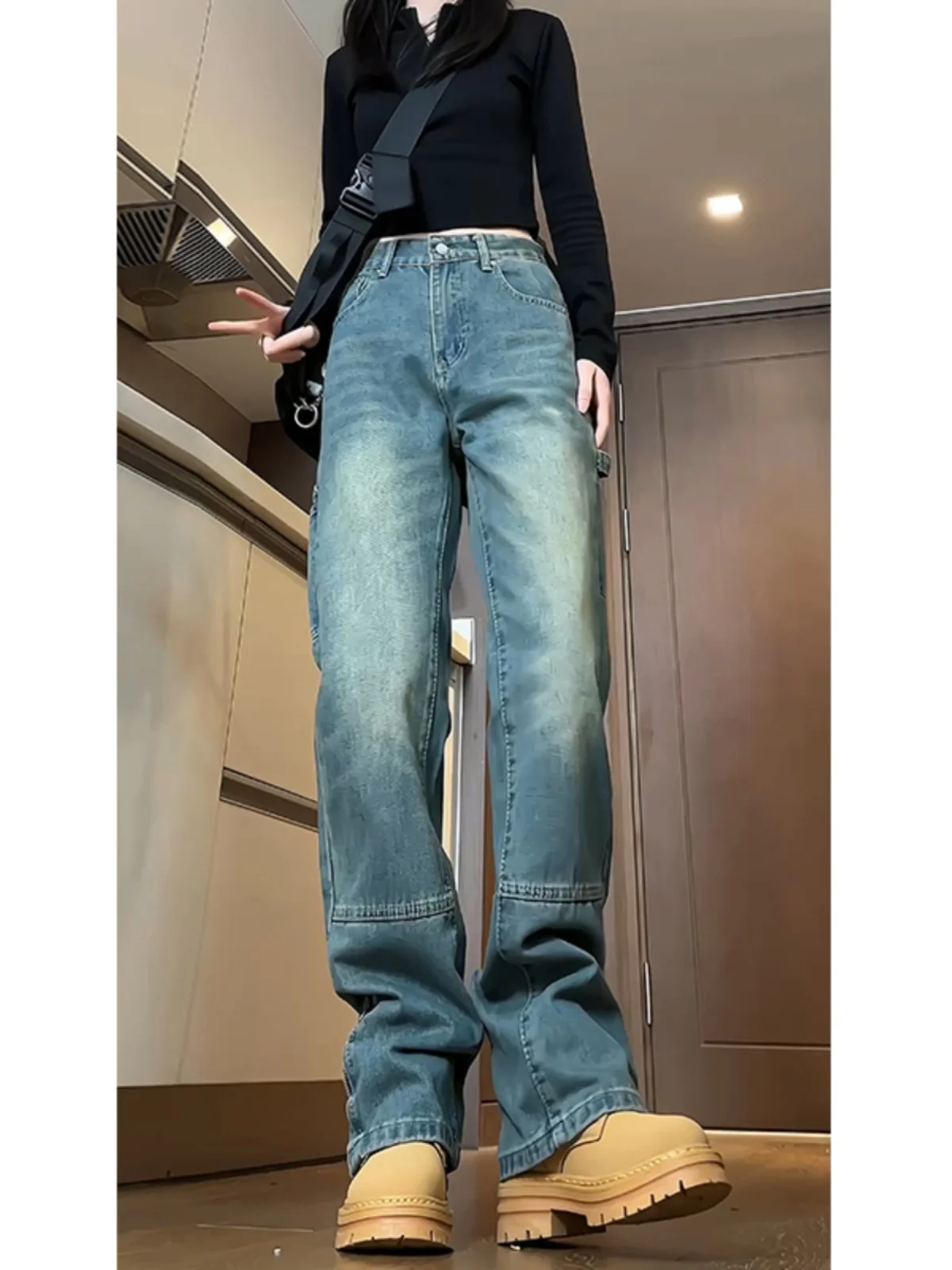 Retro Blue Slim Fit Men's Jeans Trendy Spring Autumn Style Straight Leg Long Pants Youthful Cotton Polyester Blend Durable
Retro Blue Slim Fit Men's Jeans Trendy Spring Autumn Style Straight Leg Long Pants Youthful Cotton Polyester Blend Durable